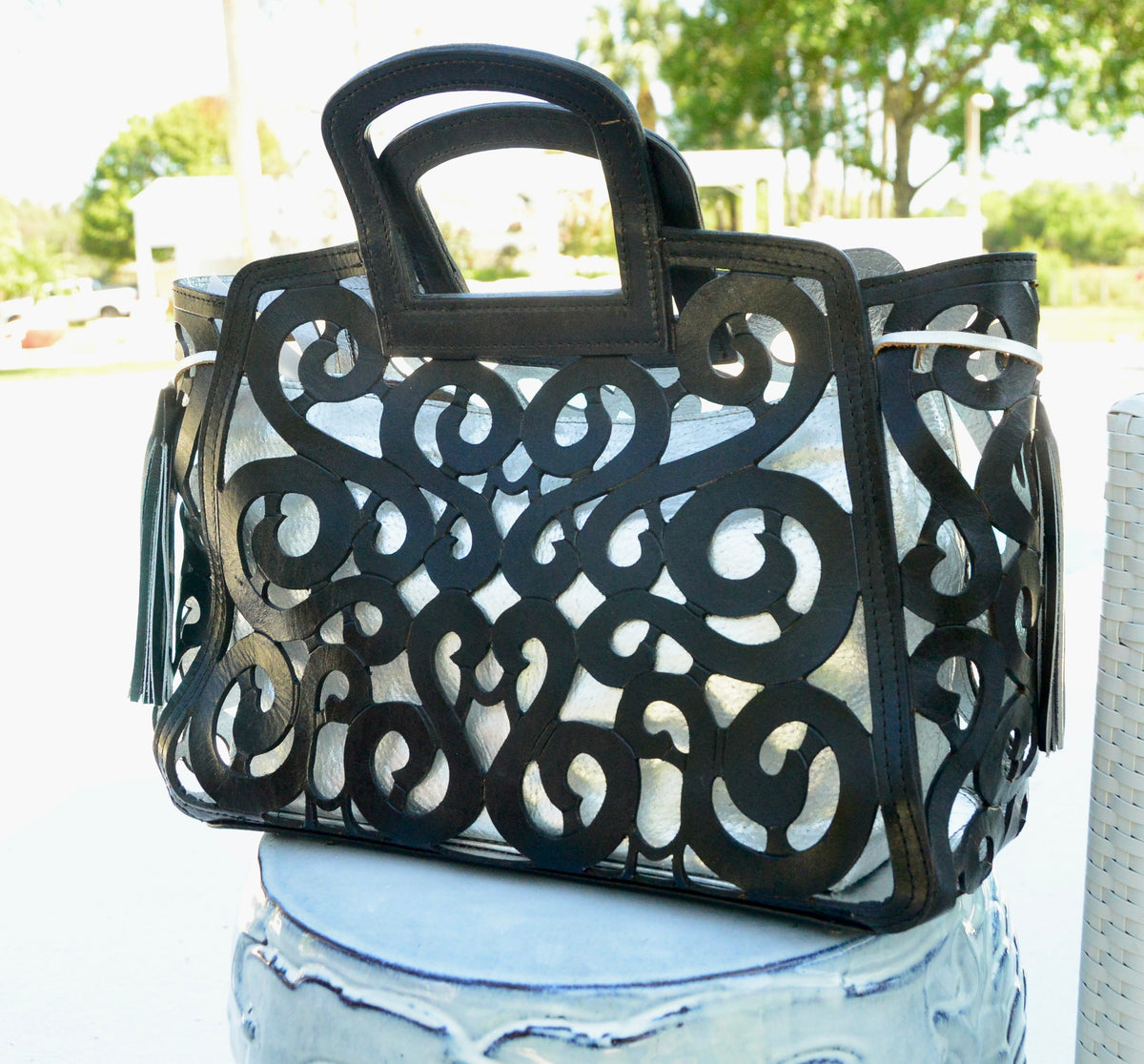 Cabo leather tote
